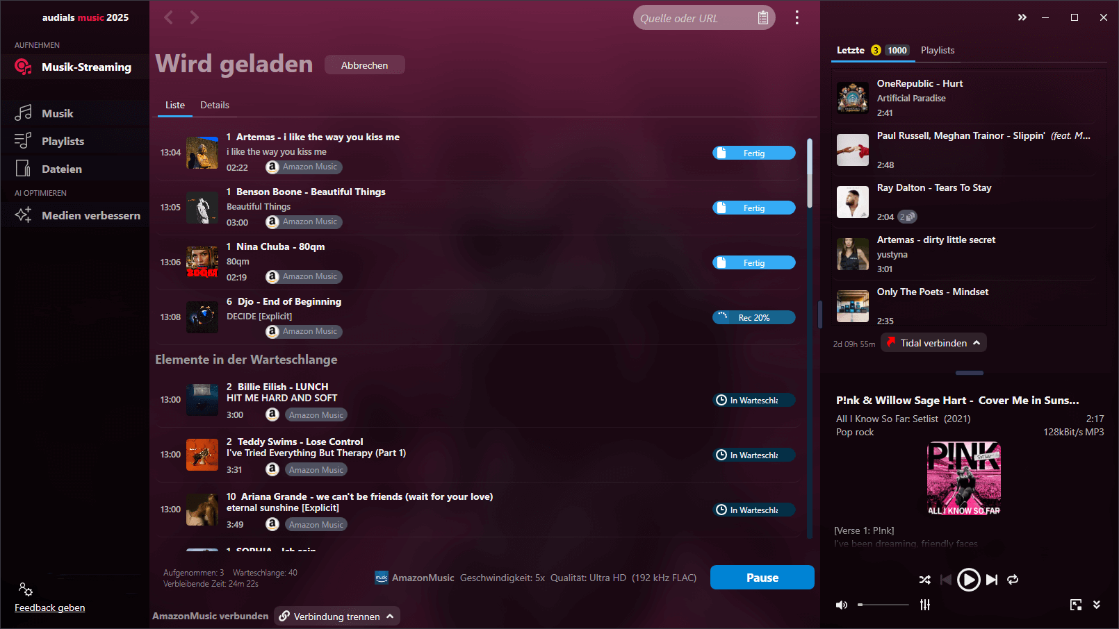 Audials Music 2025 - Streaming 