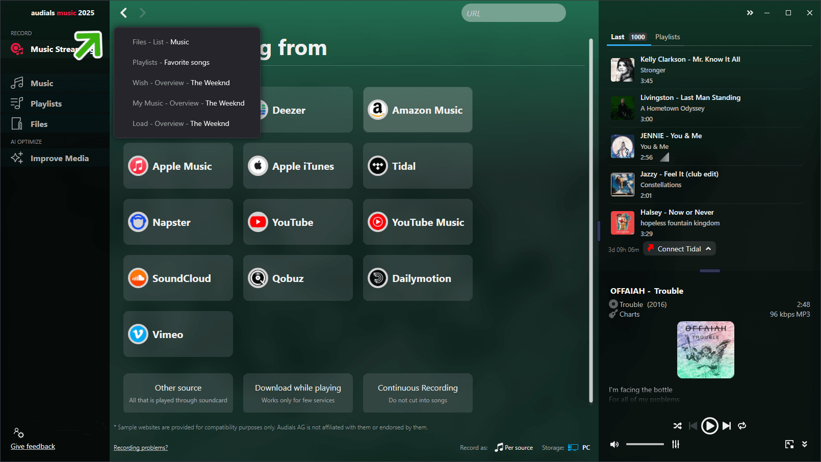 Audials Music 2025 - History