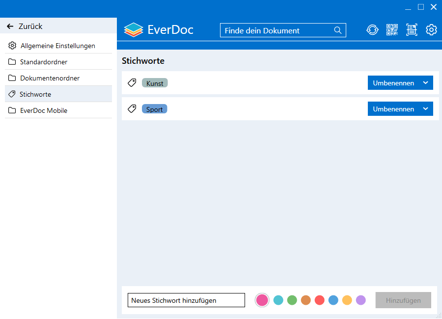 Ever­Doc 2026 - Stichworte