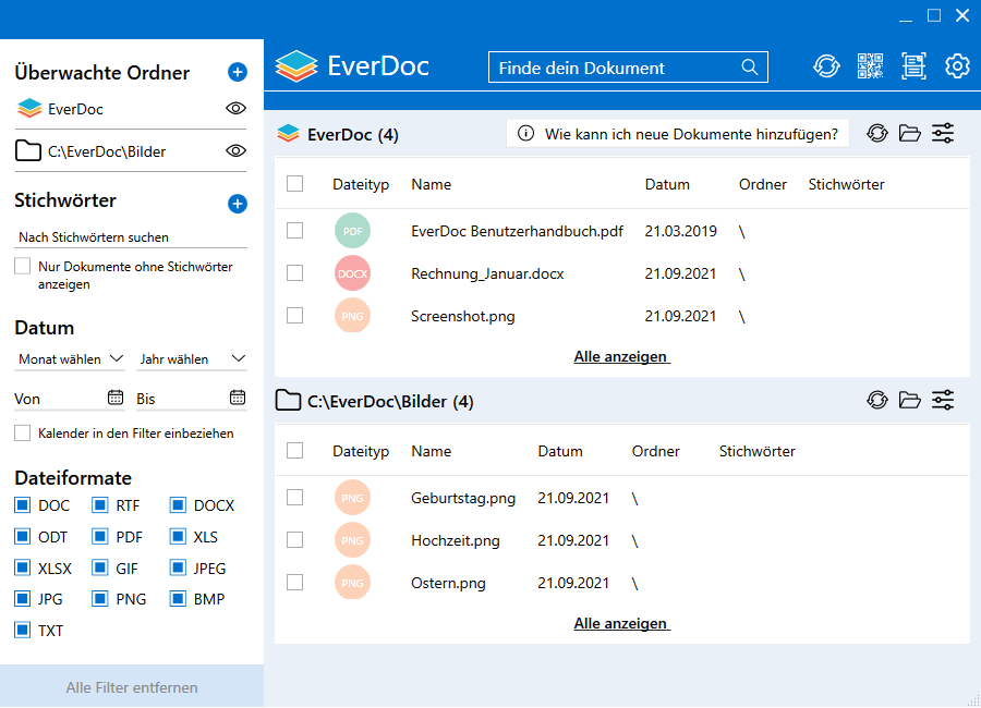 Ever­Doc 2026 - Dokumente