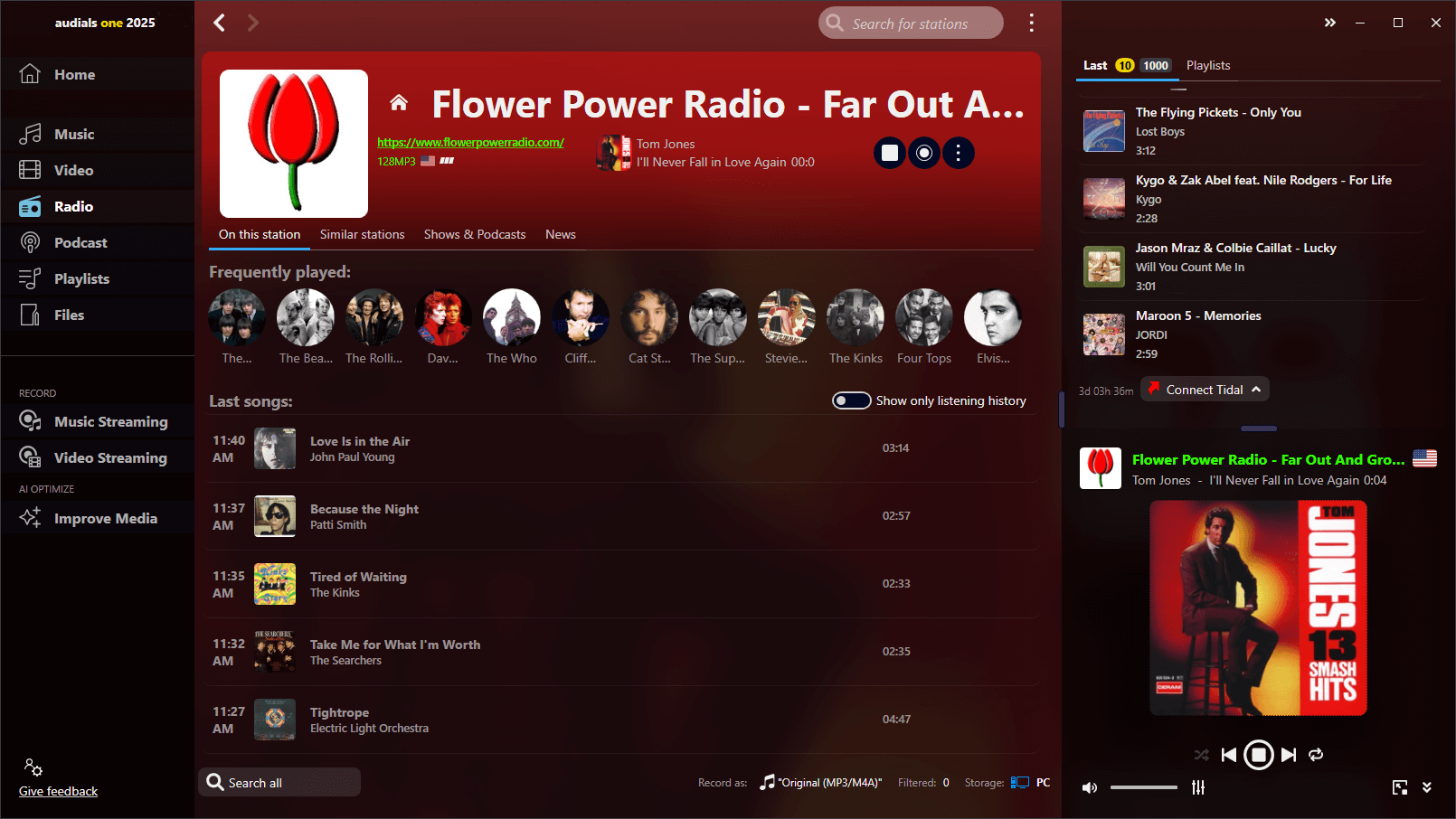 Audials One 2025 - Radio station