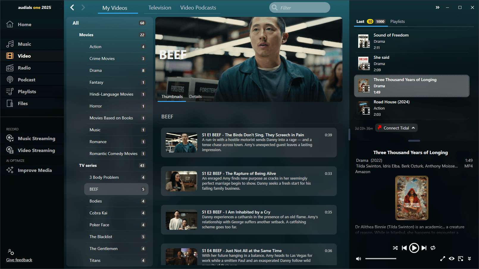 Audials One 2025 - My videos 