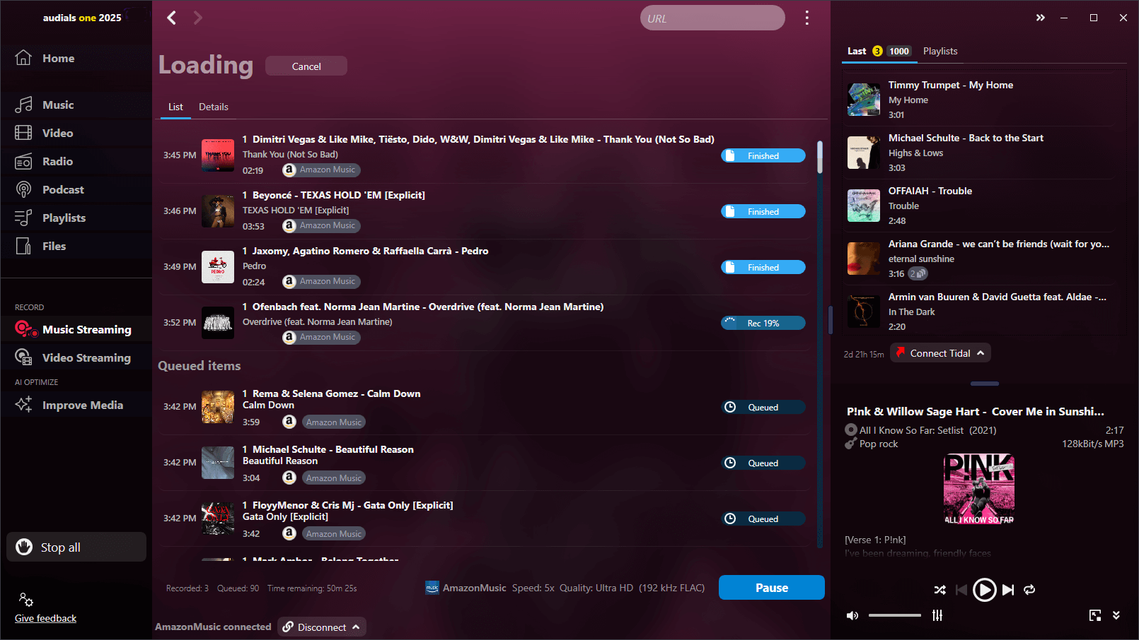 Audials One 2025 - Music streaming