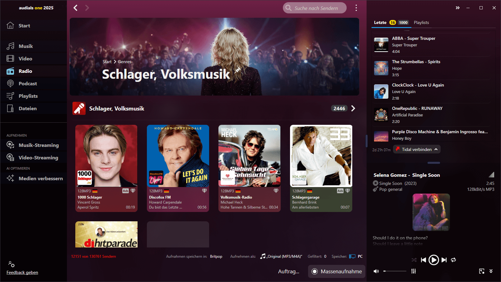 Audials One Ultra 2025 - Radio Start 