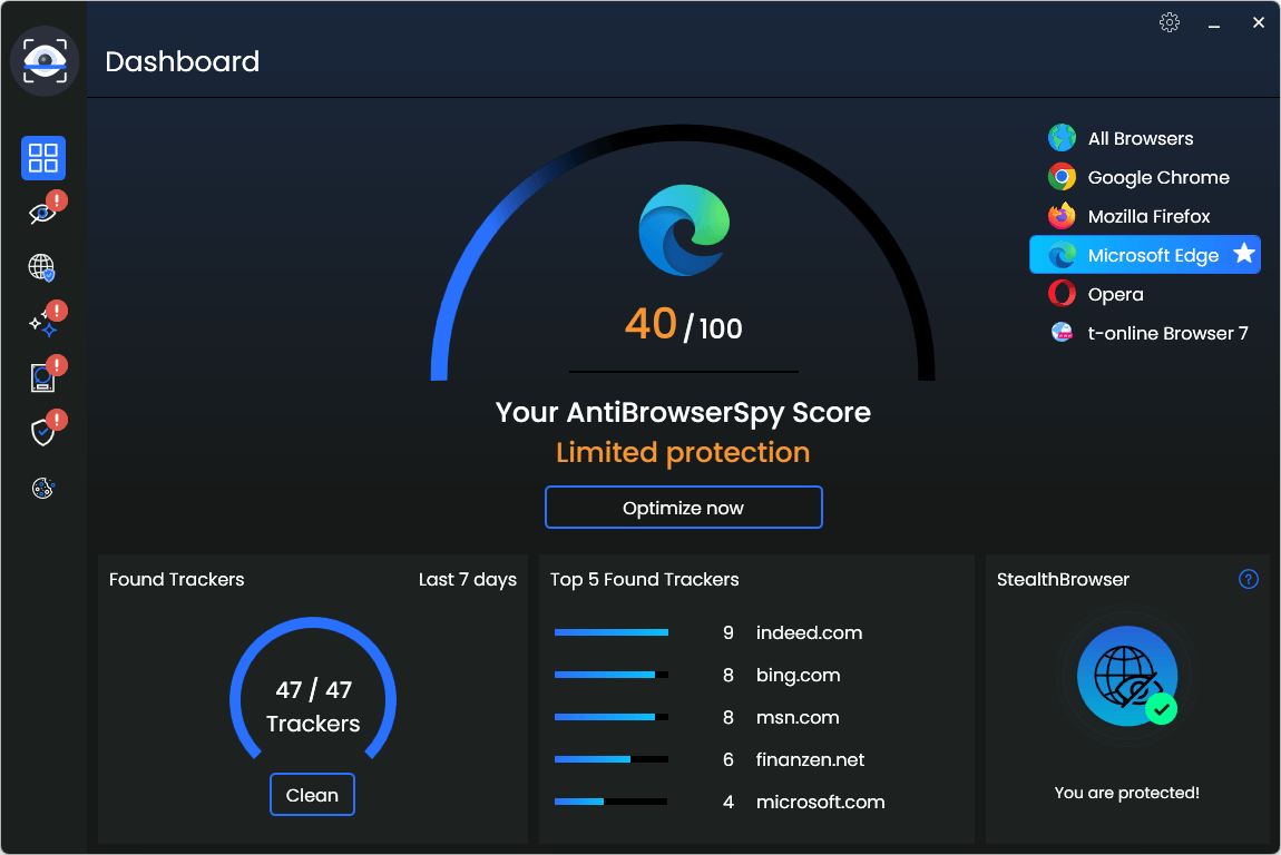 Abelssoft AntiBrowserSpy 2026 - Start