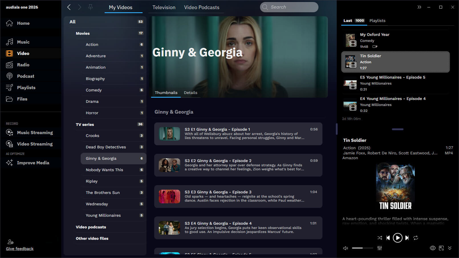 Audials One 2026 Standard - Video my videos