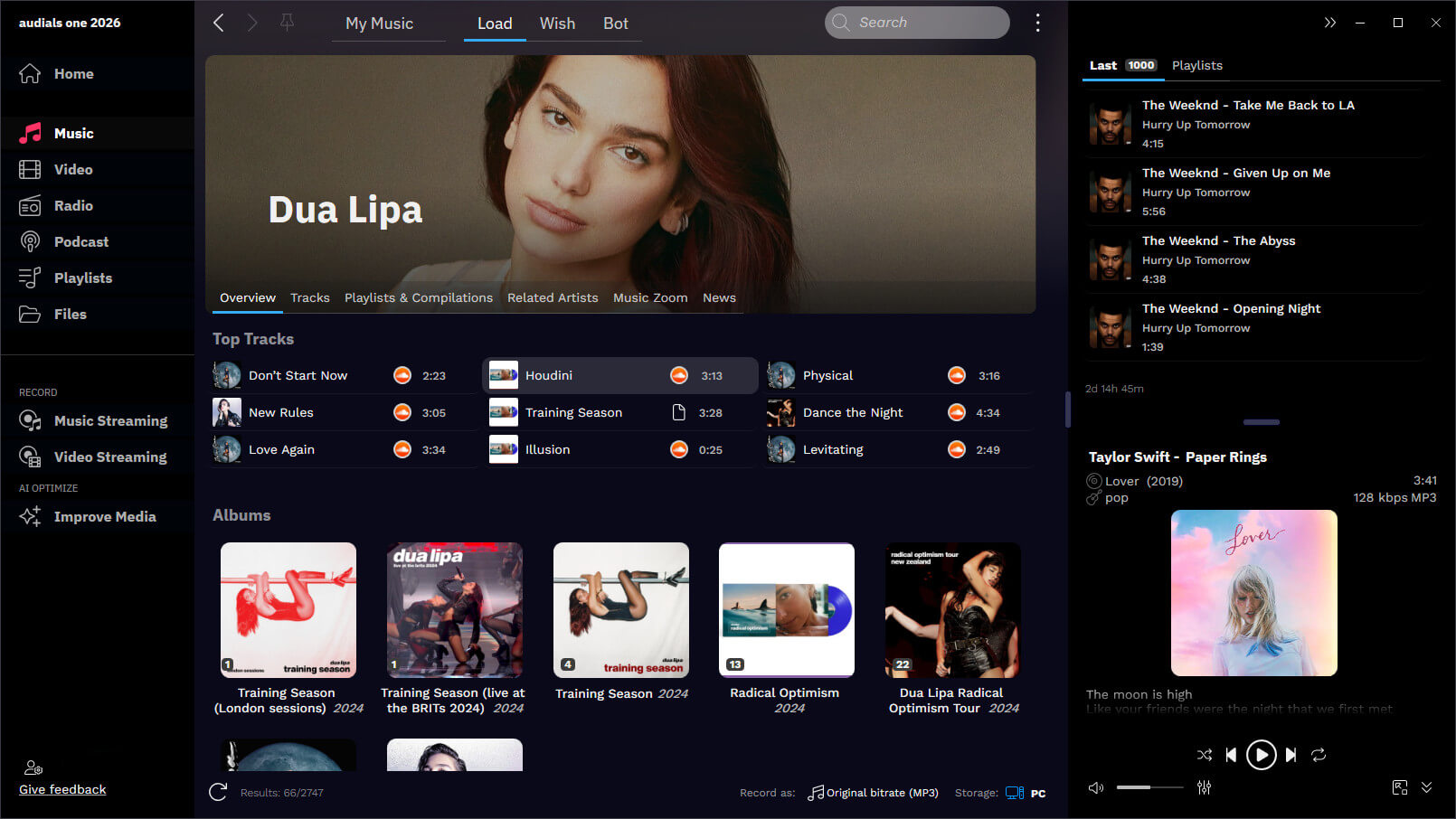 Audials One 2026 Standard - Music load