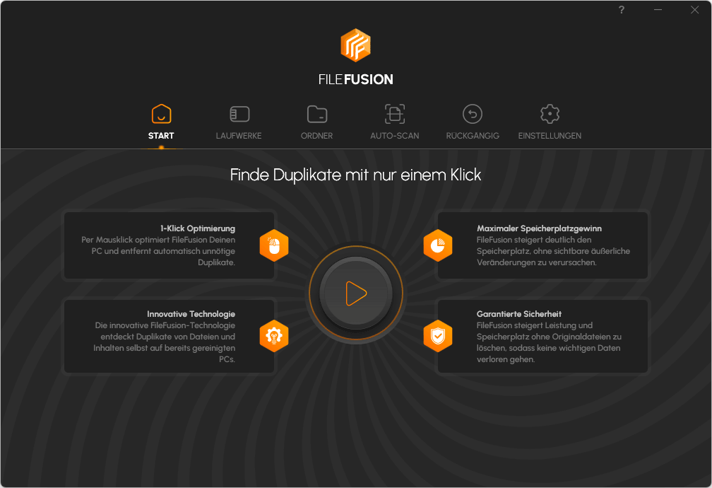 Abelssoft FileFusion 2026 - Start