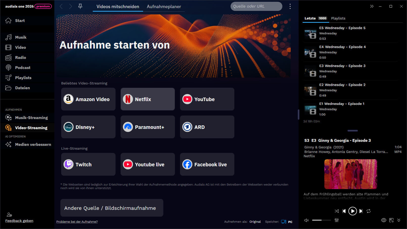 Audials One 2026 Premium - Streaming