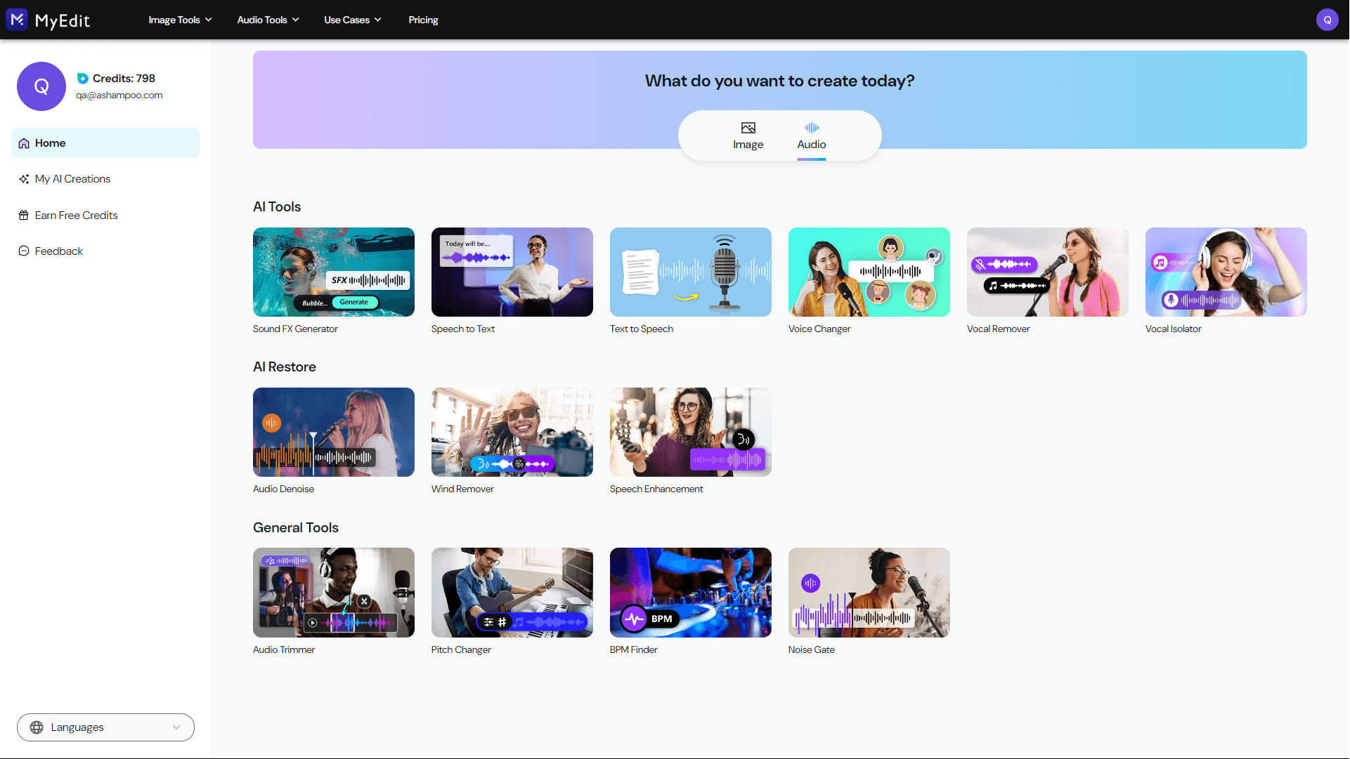 Cyberlink MyEdit Audio - Start 