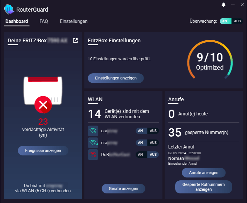 Abelssoft RouterGuard 2026 - Start