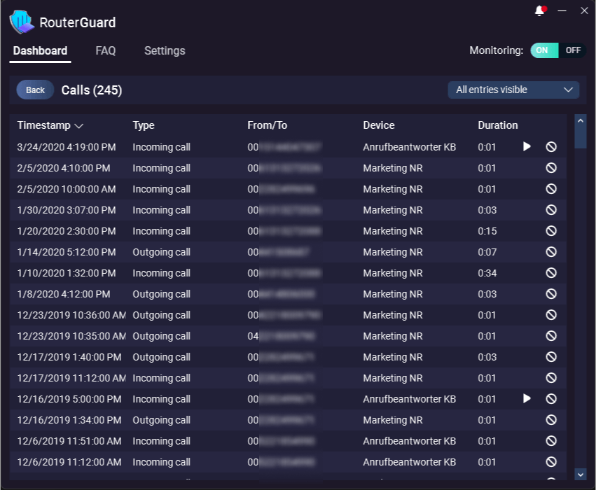 Abelssoft RouterGuard 2026 - Calls