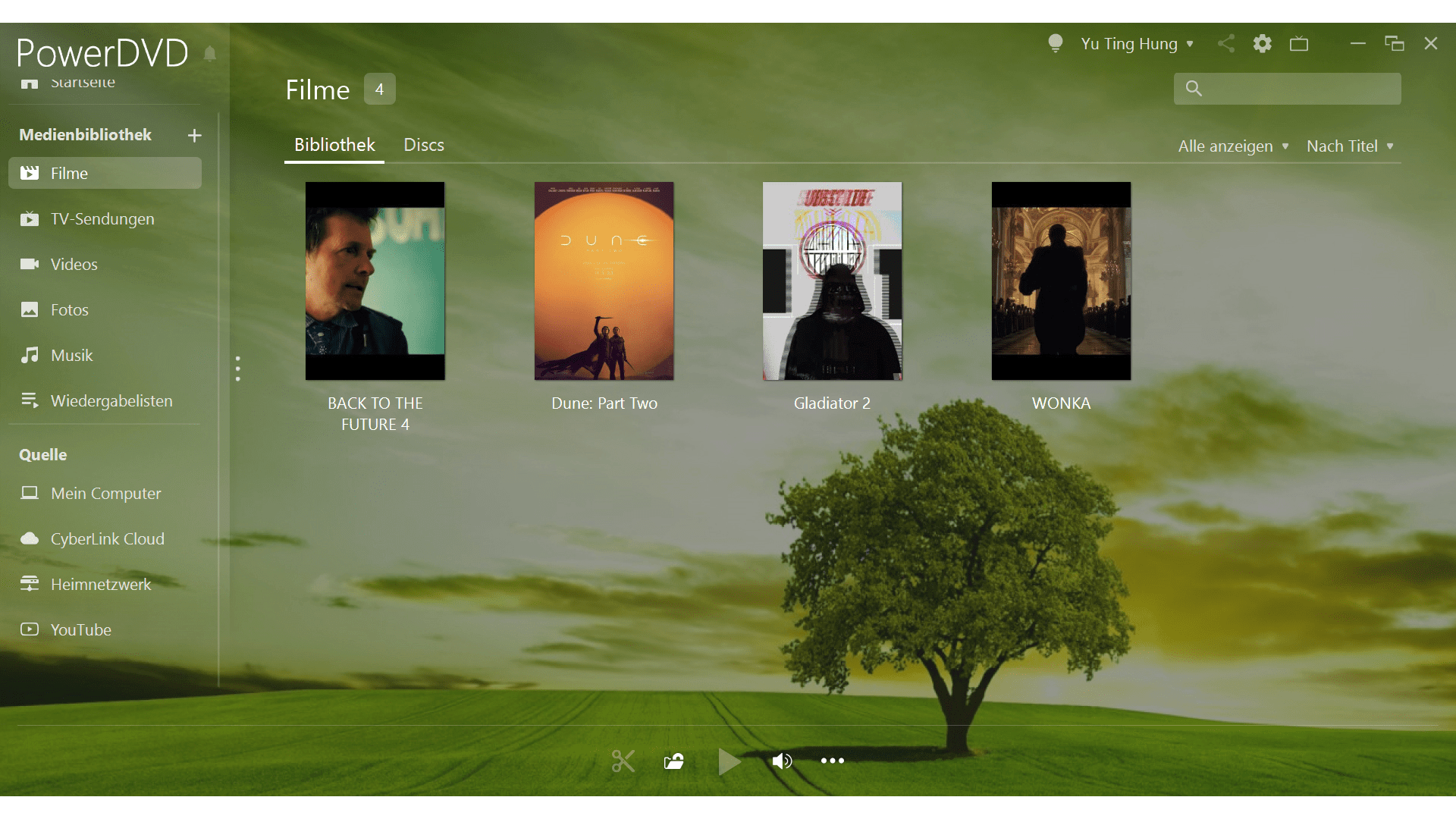 Cyberlink PowerDVD 23 - Filme