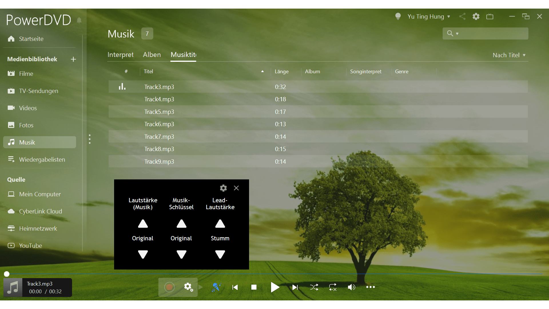 Cyberlink PowerDVD 23 Ultra - Musik
