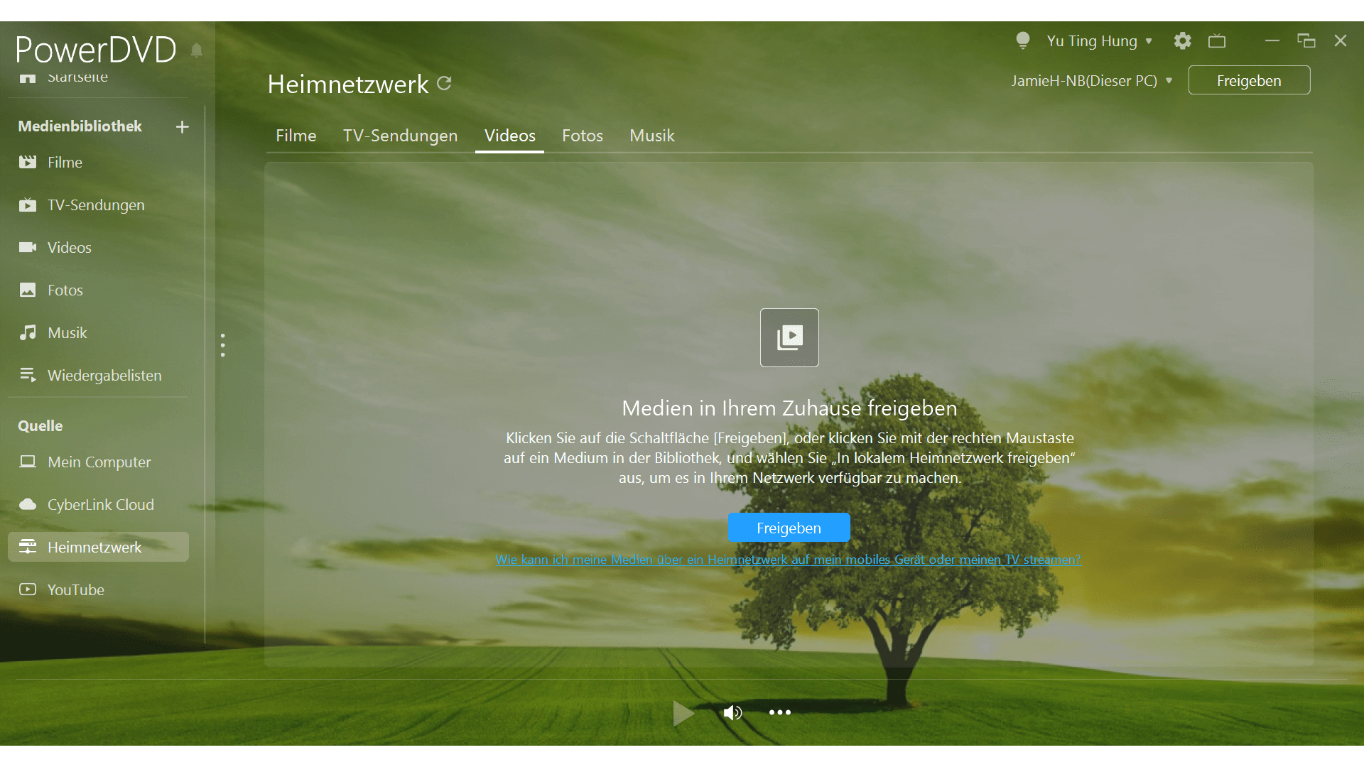 Cyberlink PowerDVD 23 Ultra - Heimnetzwerk