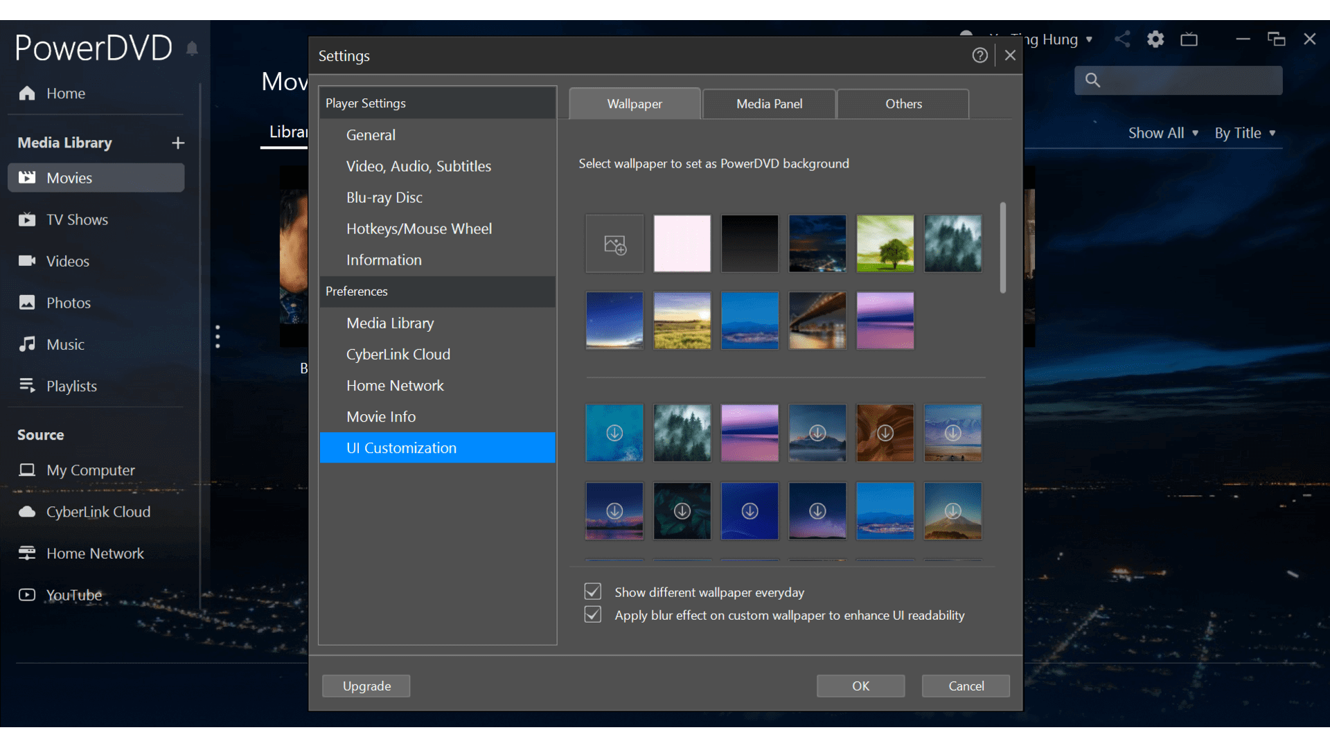 Cyberlink PowerDVD 23 Ultra - Settings