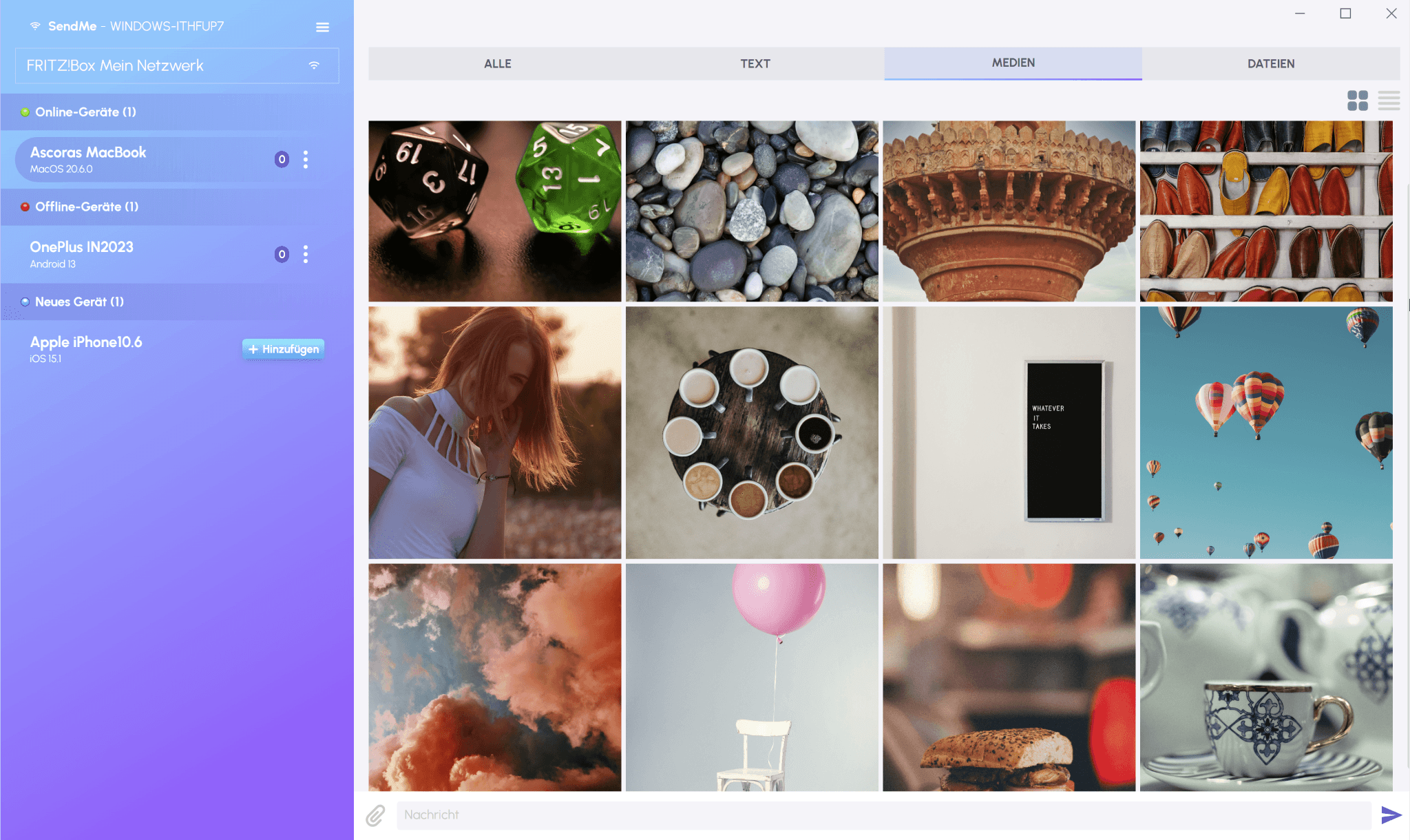 SendMe 2026 - Medien