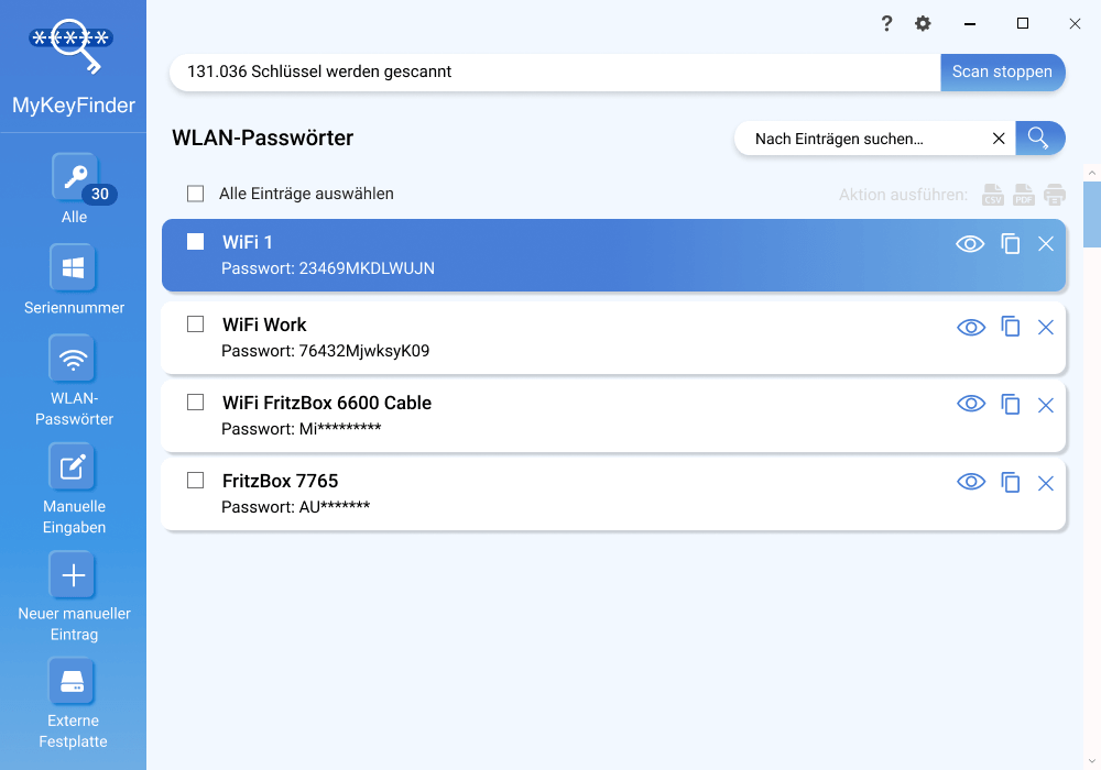 Abelssoft MyKeyFinder 2026 - Passwort