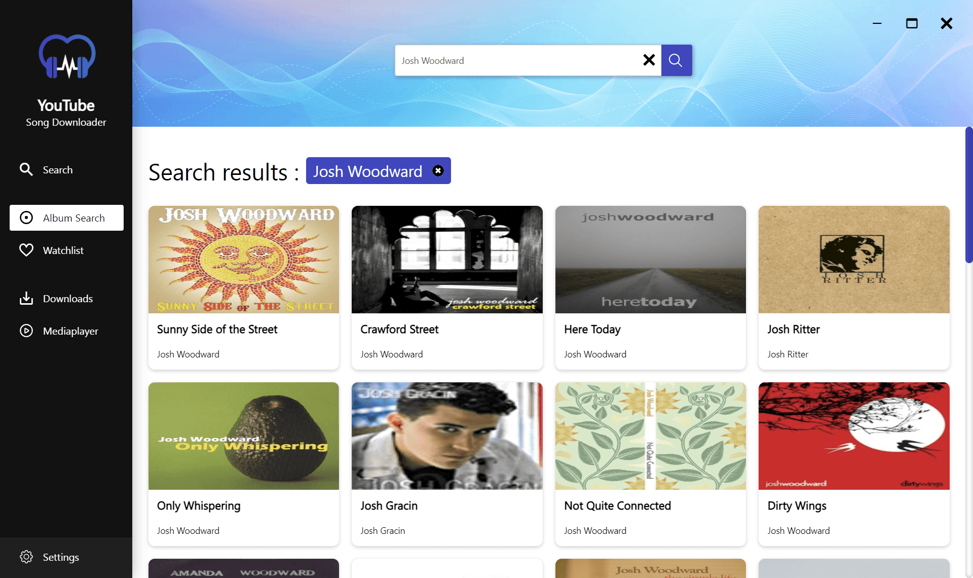 Abelssoft YouTube Song Downloader - Search