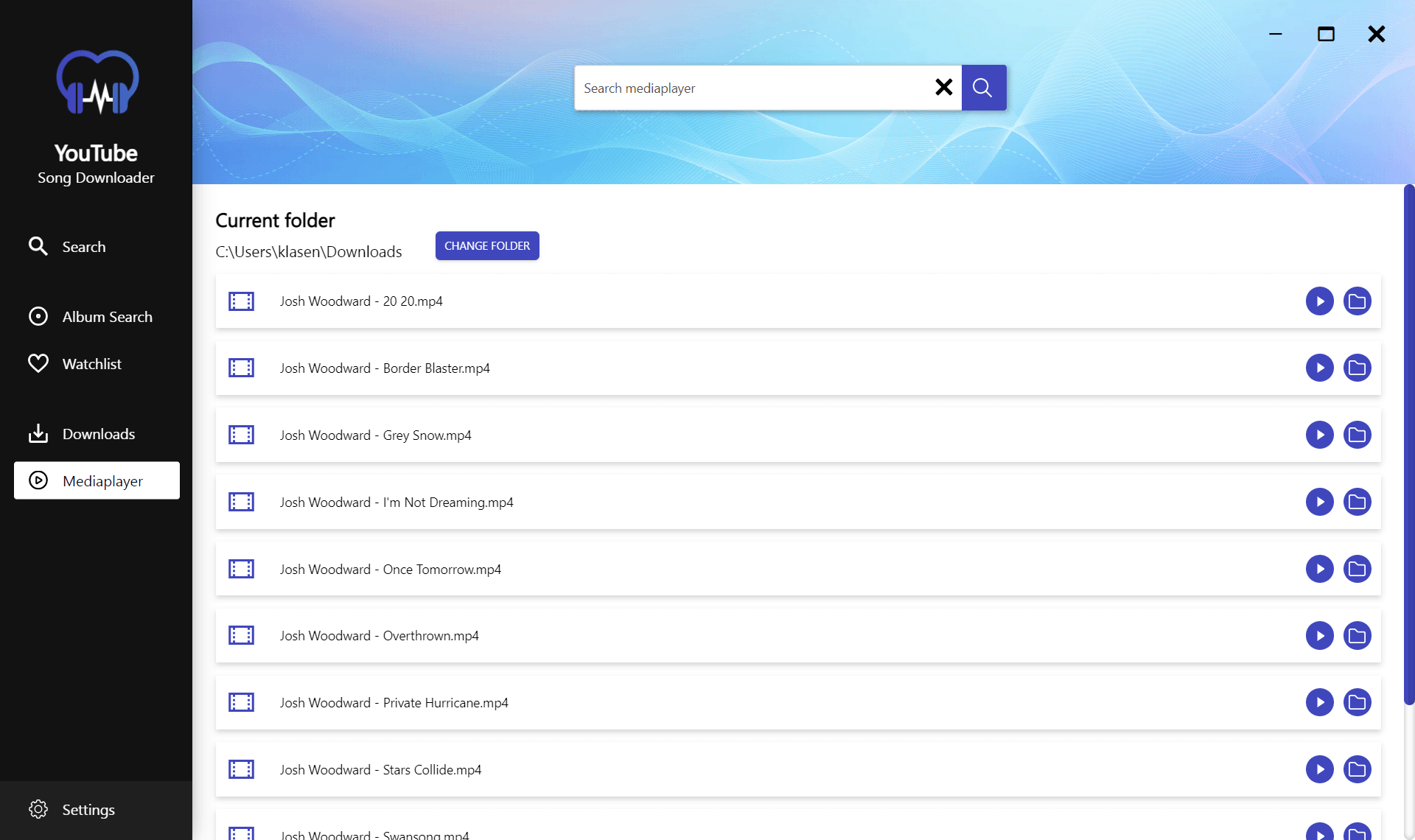 Abelssoft YouTube Song Downloader - Player