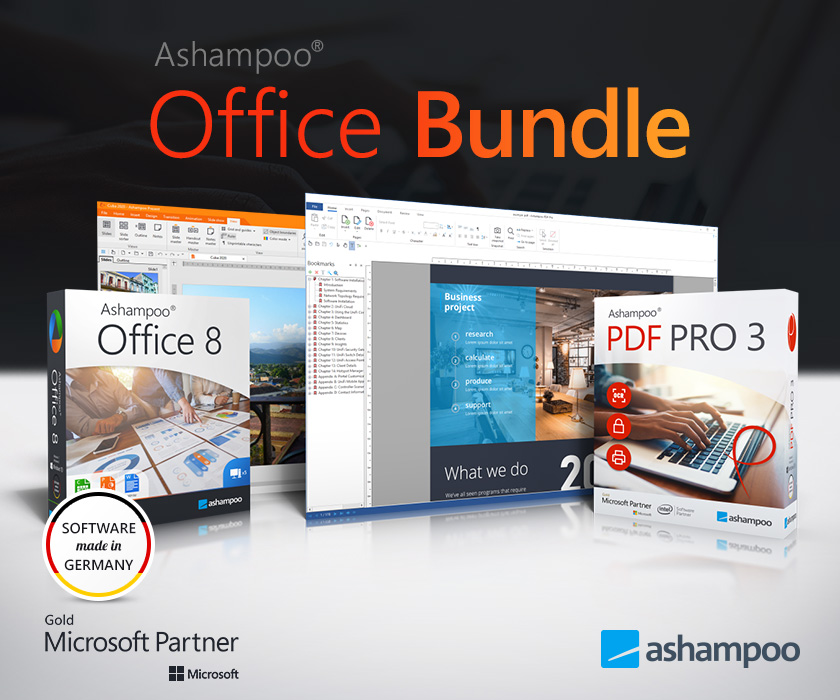 Ashampoo Office Bundle - Office 8 & PDF Pro 3