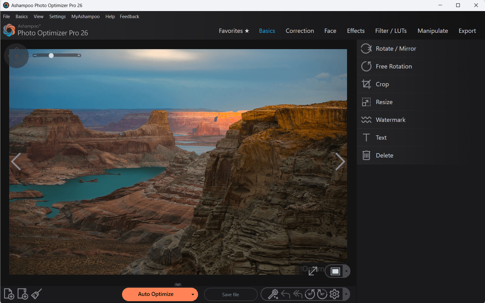 Ashampoo® Photo Optimizer Pro 26 - dark
