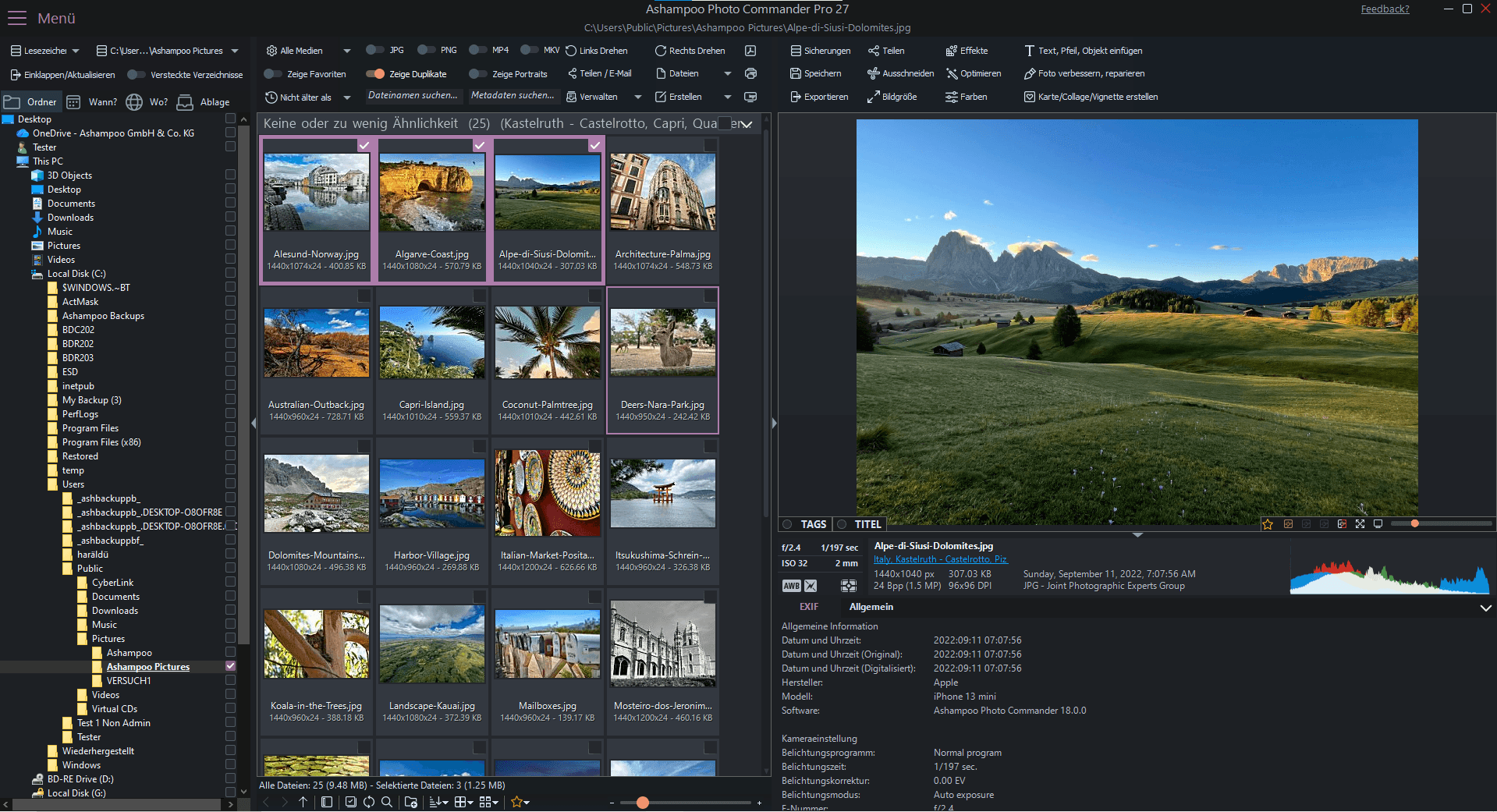 Ashampoo® Photo Commander Pro 27 - Duplikate Finder