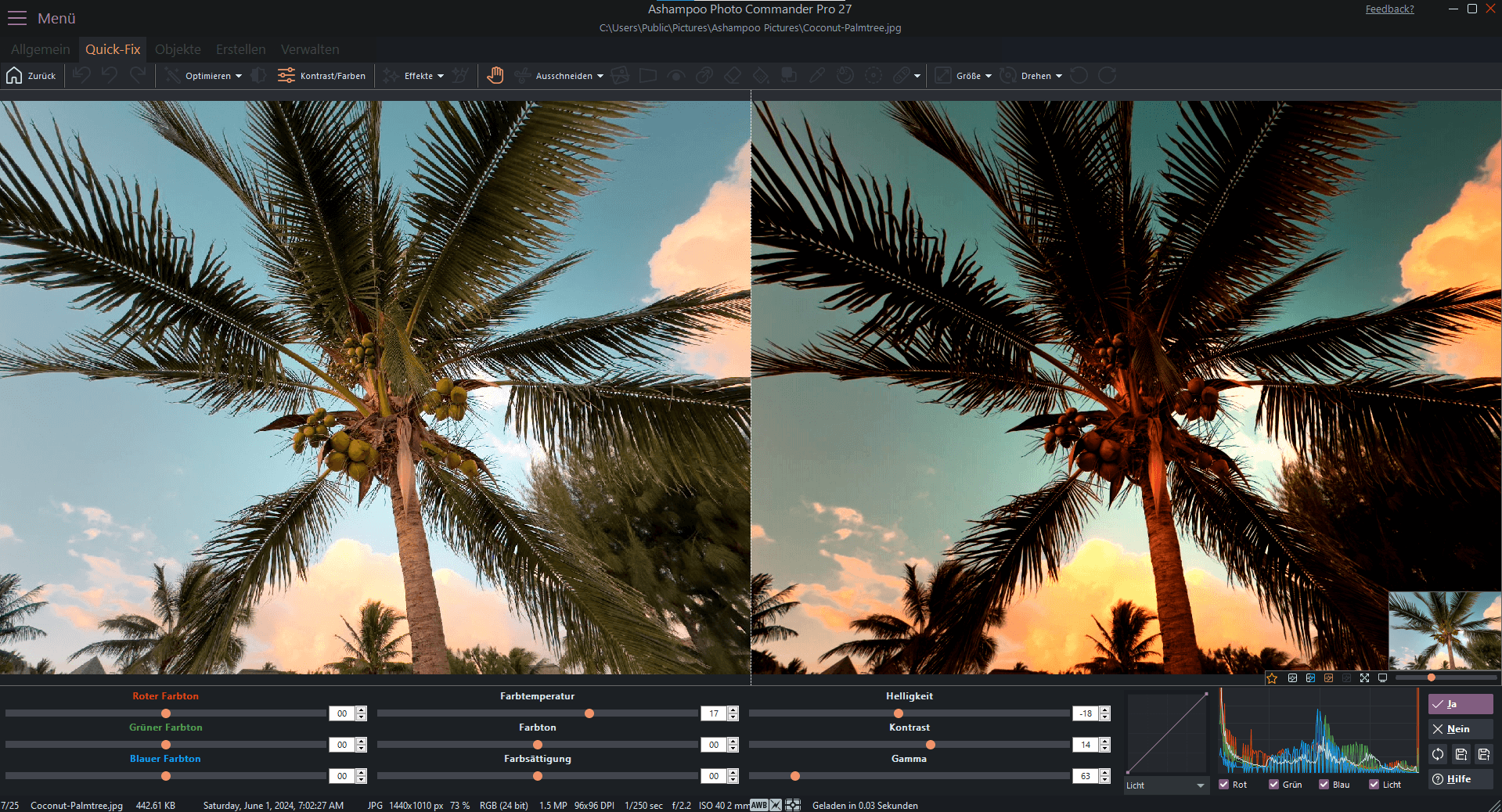 Ashampoo® Photo Commander Pro 27 - Editor
