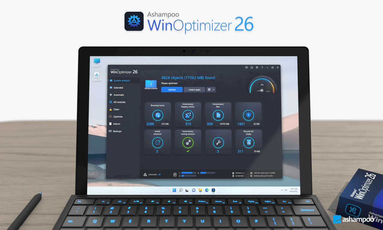 	Ashampoo® WinOptimizer 26