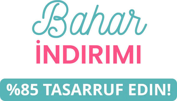 %85 tasarruf edin!