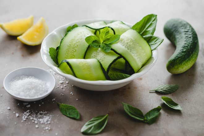 Where style rules - even cucumber salads look chic