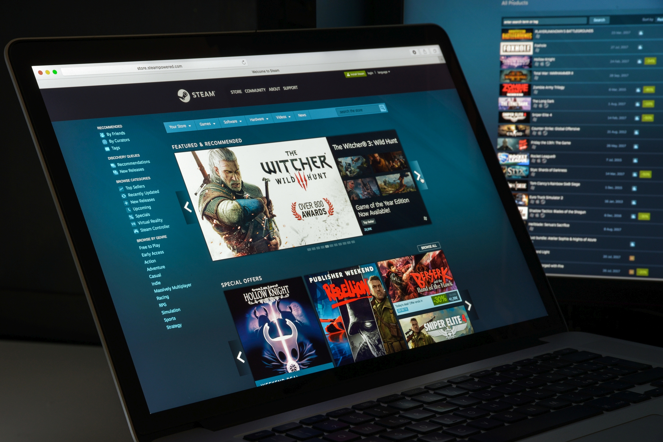Steam Store, commercial centerpiece of the program
