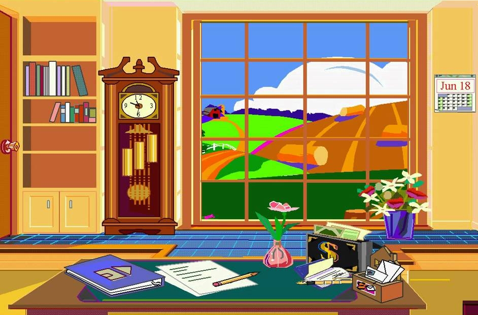 Microsoft Bob's incomparable visuals