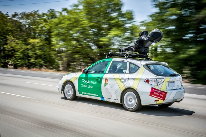 Für realitätsnahe Bilder unterwegs: Das Google Maps Street View Auto