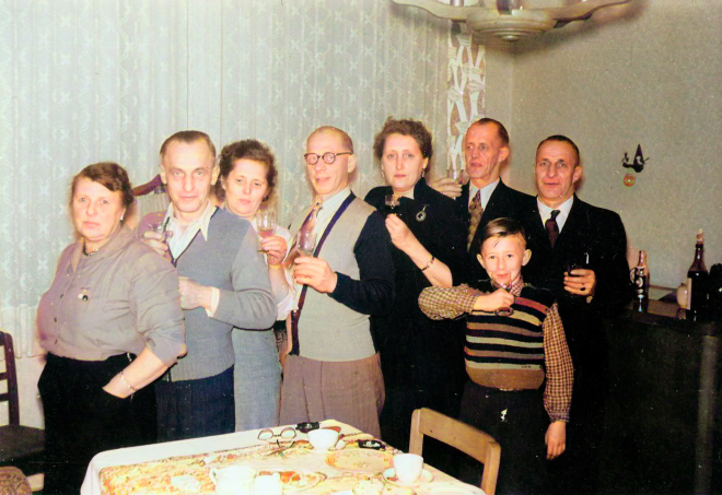 My family partying in the 50s