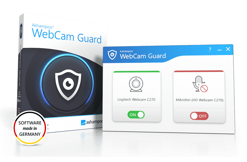 Ashampoo® WebCam Guard Box & Screenshot