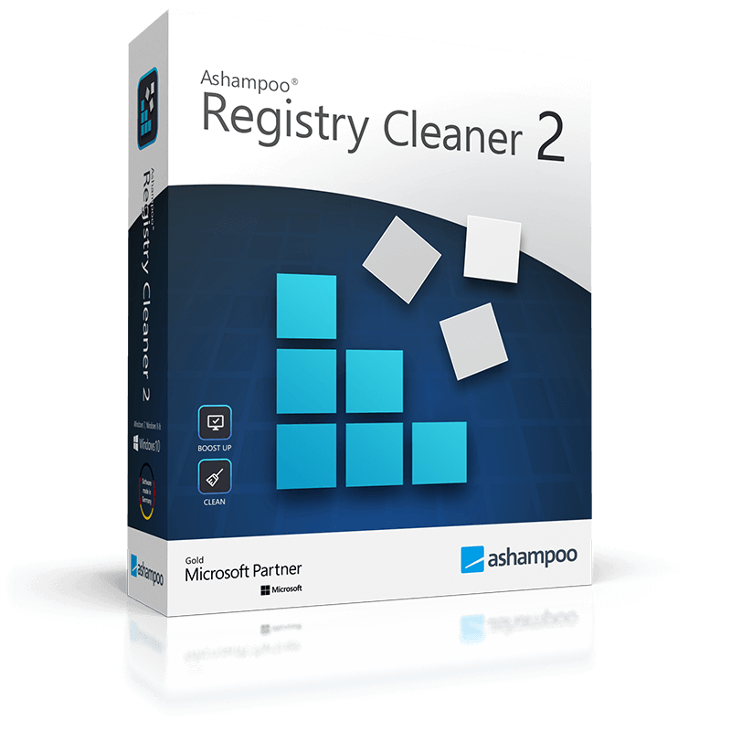 Ashampoo® Registry Cleaner 2 (v2.00.00) Multilingual Boxshot