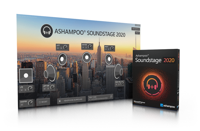 Screenshot Ashampoo® Soundstage 2020