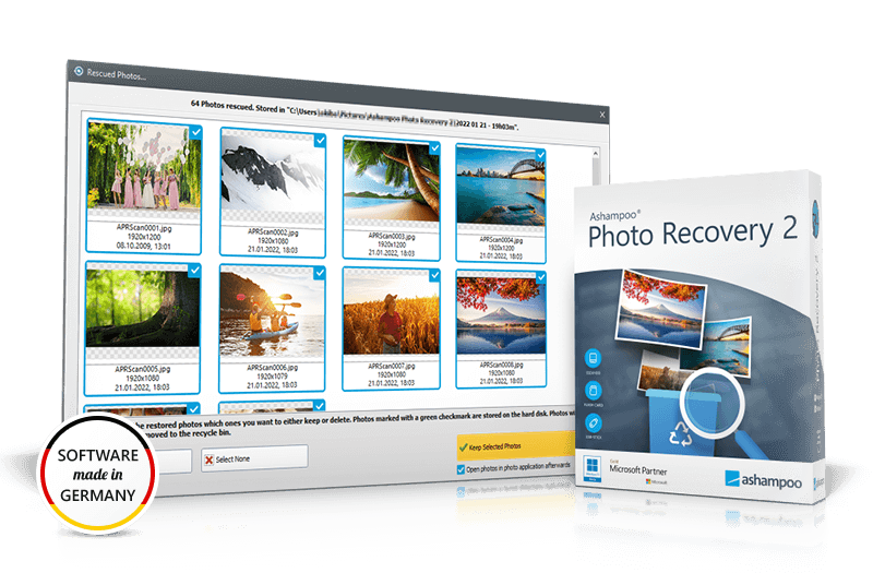Ashampoo® Photo Recovery 2 Box