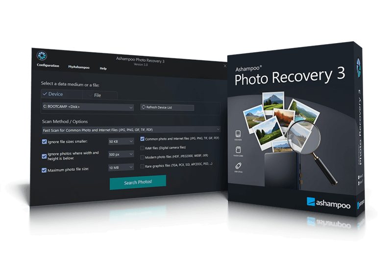 Ashampoo® Photo Recovery 3 Box