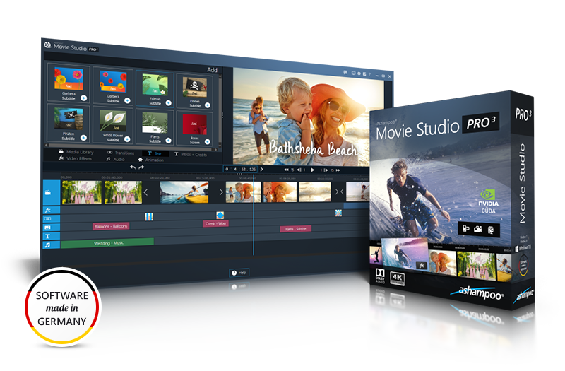 Windows 8 Ashampoo Movie Studio Pro 3 full