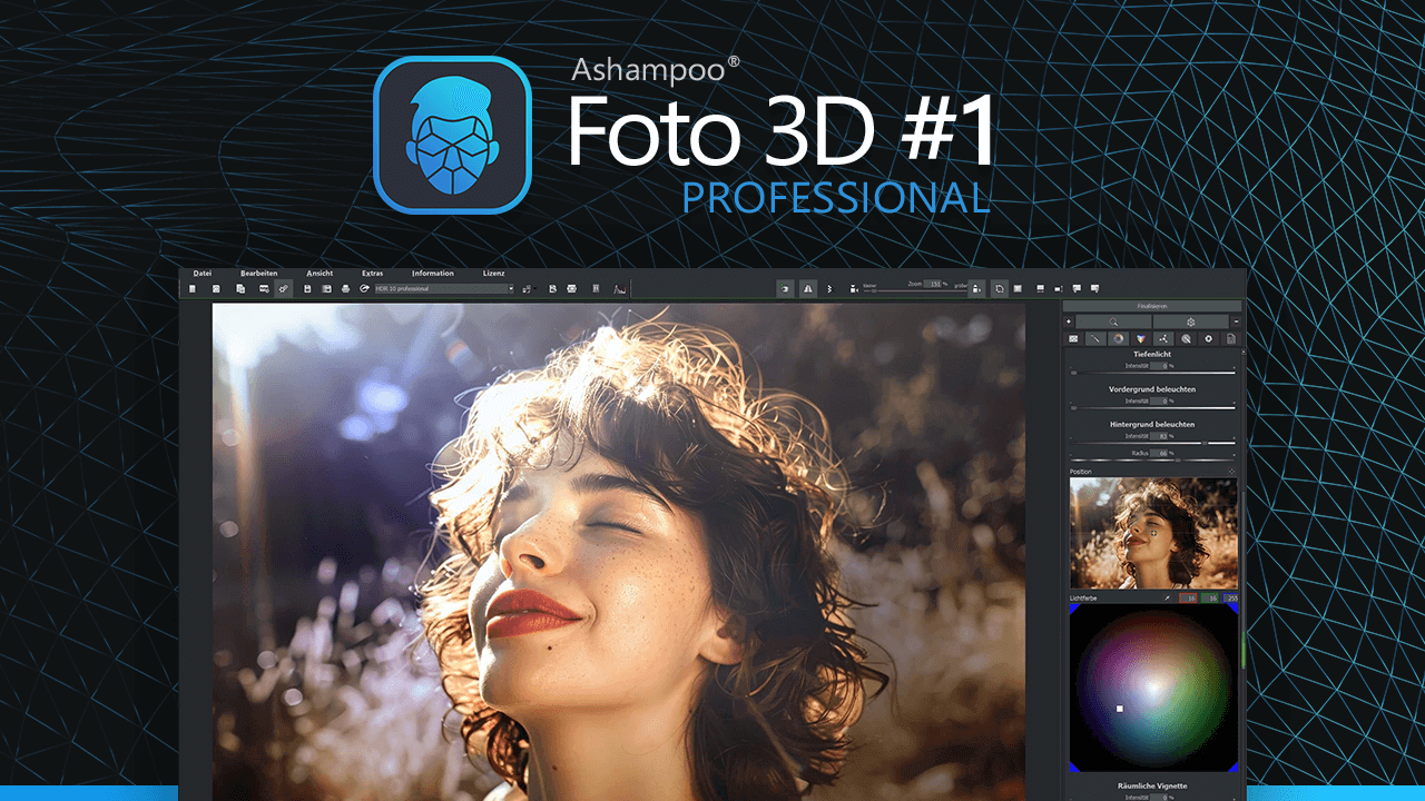 AI photo editing with spatial depth - Ashampoo®