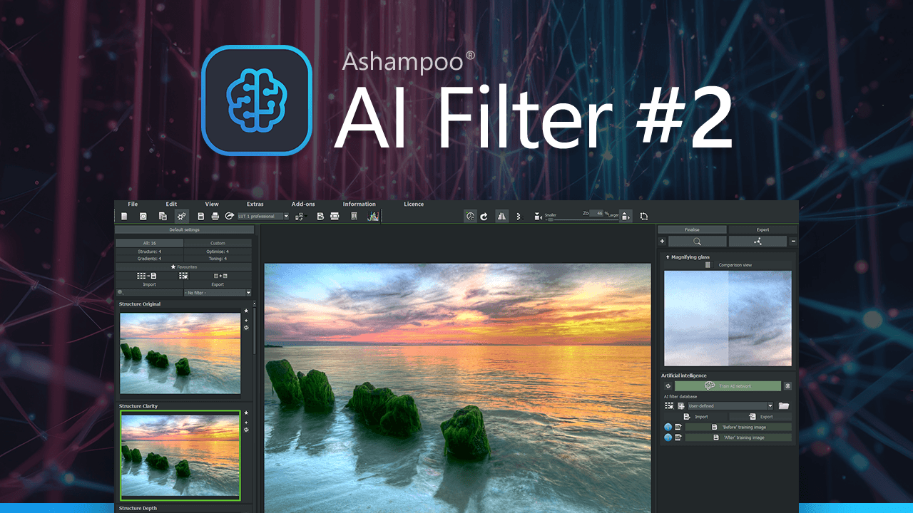Ashampoo® AI Filter #2 - AI photo filters from your own image edits ...