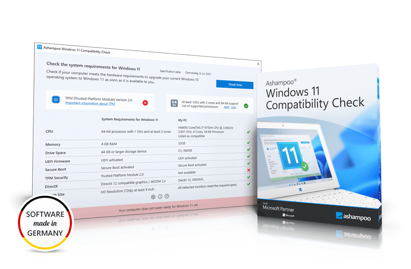 Windows 7 Ashampoo Windows 11 Compatibility Check 1.0.2 full