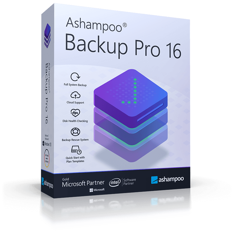 Ashampoo® Backup Pro 16 – Boxshot