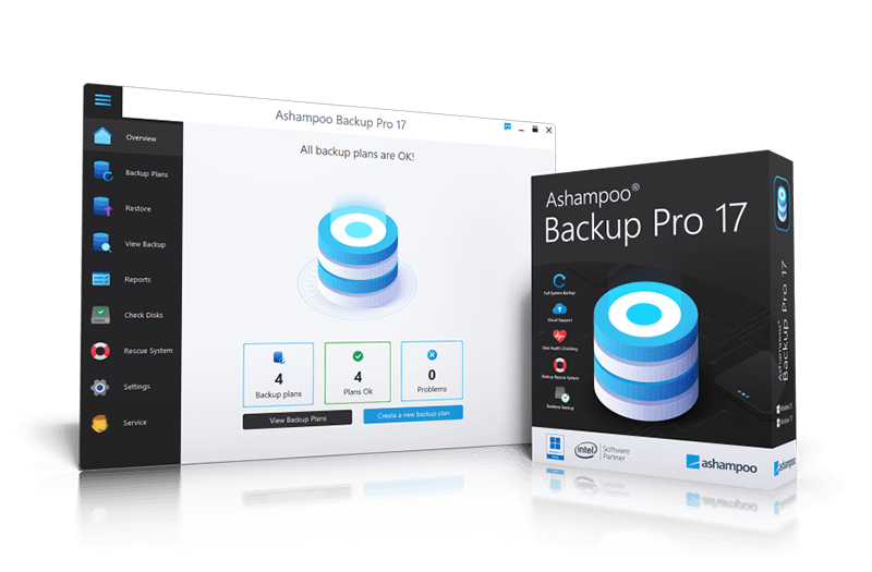 Ashampoo® Backup Pro 17 - Das beste Backup für Komfort und Datensicherheit