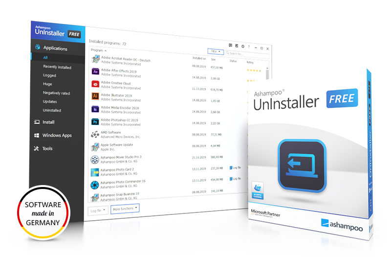 free download Ashampoo UnInstaller 12.00.12