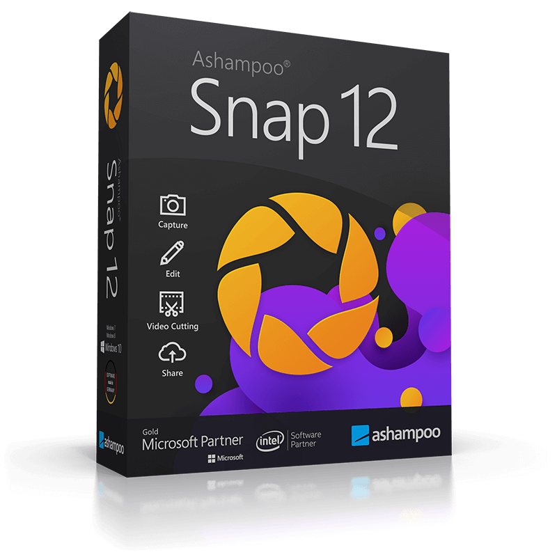 Ashampoo Snap 12.0.2 Multilingual Boxshot
