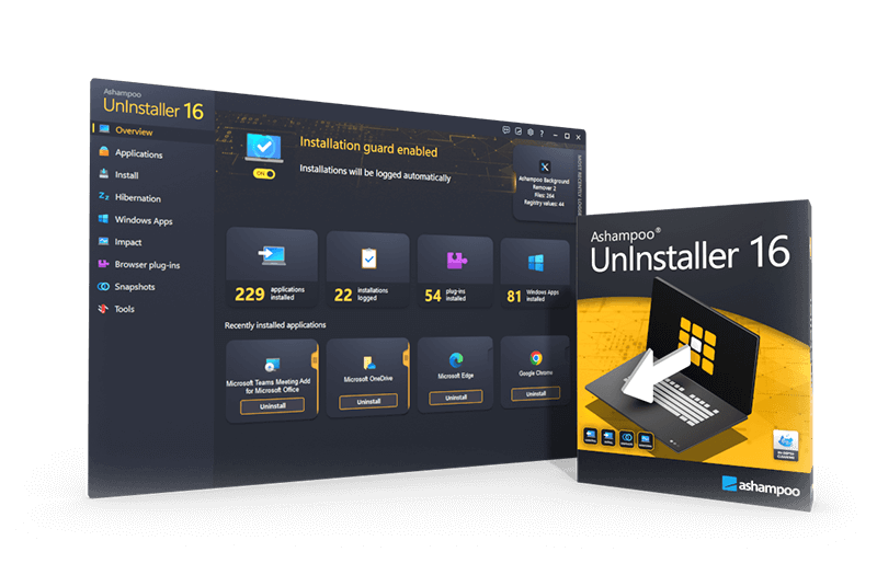 Windows 8 Ashampoo UnInstaller 16 16.00.00 full Windows 8 Ashampoo UnInstaller 16 full