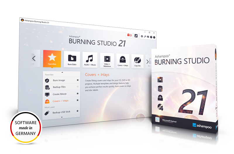 Burning Studio 21 Box & screenshot